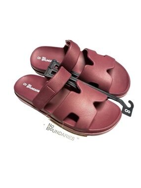No Boundaries Women's Geo Slide Sandals